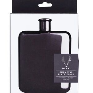 Viski Flask Heaven Hill Bottled-in-Bond Gunmetal Flask – 6 oz